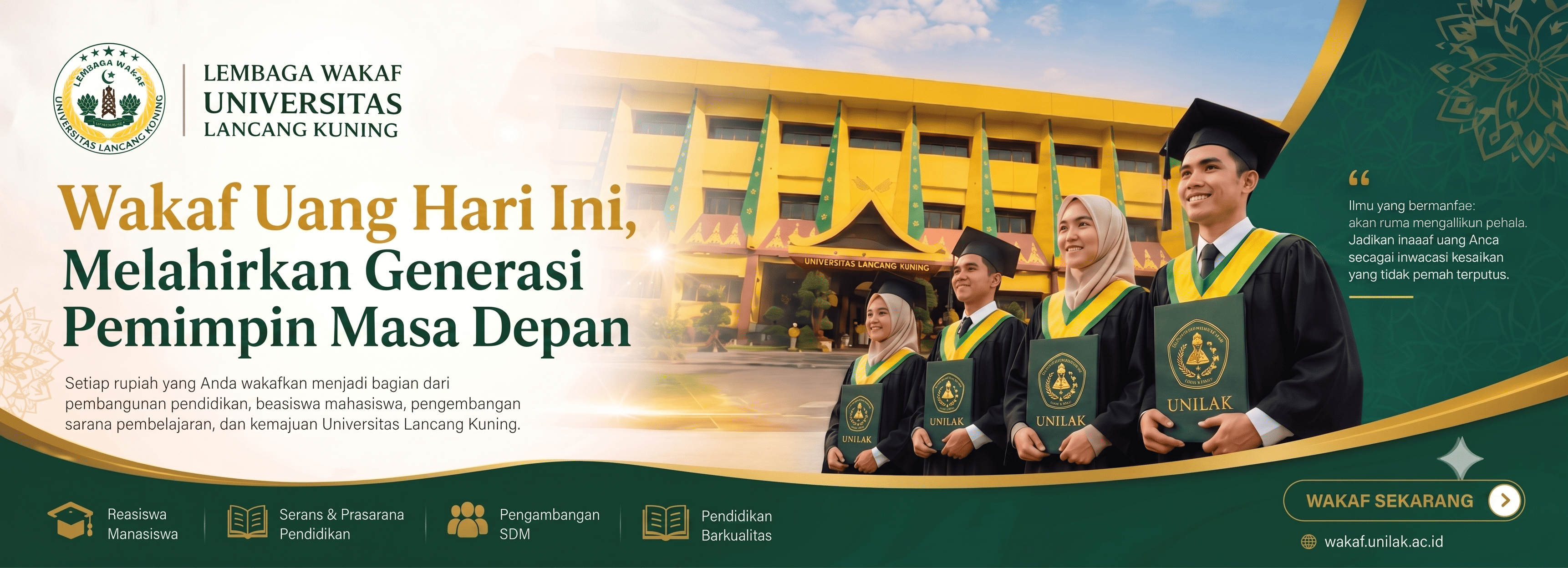 Dana Abadi Pendidikan Berbasis Wakaf